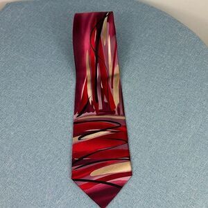 Jerry Garcia Limited Edition Collection Forty-Two Race Record Dream Silk Tie